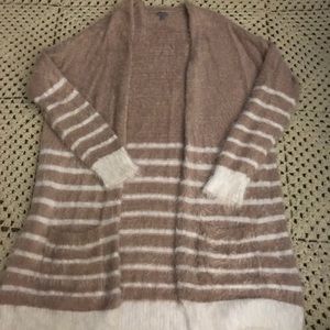 Fuzzy Sweater Cardigan